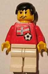 LEGO Soccer Player (soc030s05) Sports Minifigure