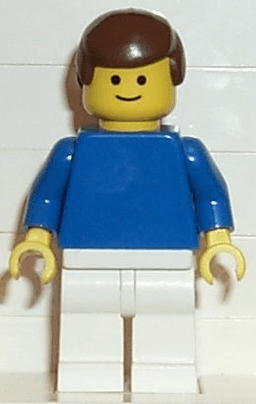 LEGO Soccer Player Blue/White Team Player 4 (soc033) minifigure