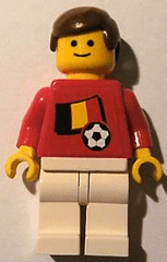 LEGO Soccer Player (soc036s02) Sports Minifigure
