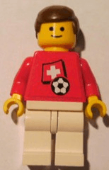 LEGO Soccer Player (soc036s03) Sports Minifigure