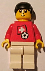 LEGO Soccer Player (soc040s03) Sports Minifigure