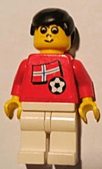 LEGO Soccer Player (soc040s05) Sports Minifigure