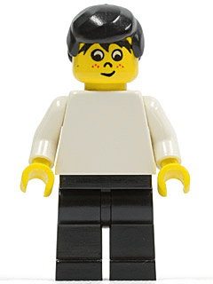 LEGO Soccer Player White/Black Team Player 5 (soc041) Sports Minifigure