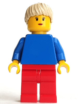 LEGO Soccer Player Womens Team Tan Ponytail Hair Red Lips (soc054) Sports Minifigure