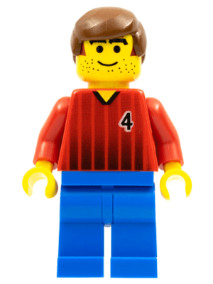 LEGO Soccer Player (soc062) Sports Minifigure
