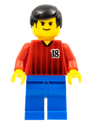 LEGO Soccer Player (soc070) Sports Minifigure