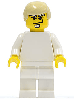 LEGO Soccer Player White Team Player 3 (soc073) Sports Minifigure