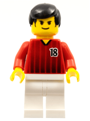 LEGO Soccer Player (soc091) Sports Minifigure