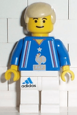 Soccer Player French Team, White Legs Player 4