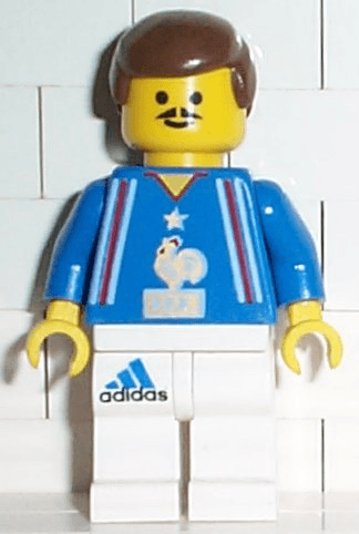 LEGO Soccer Player French Team (soc105) Sports Minifigure