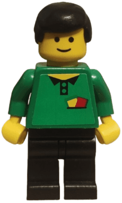 LEGO Soccer Referee Green (soc113s) minifigure