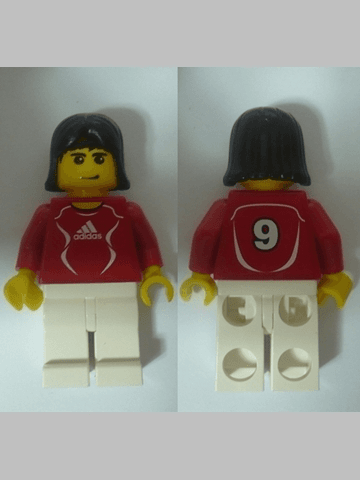 LEGO Soccer Player Red (soc121s) Sports Minifigure