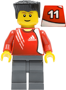 LEGO Soccer Player (soc131s) Sports Minifigure