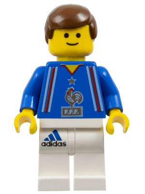 LEGO Soccer Player French Team (soc169) Sports Minifigure