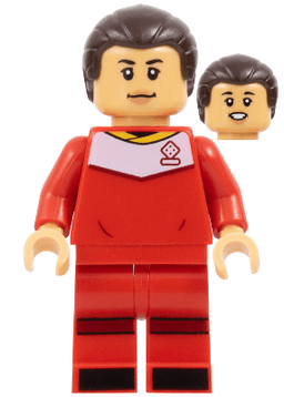 Samantha Kerr - Red Soccer Uniform, Hair with Short Ponytail