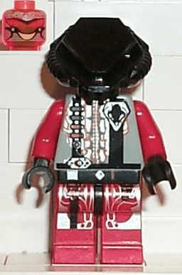 UFO Zotaxian Alien - Red Pilot with Plain Black Helmet (Chamon)