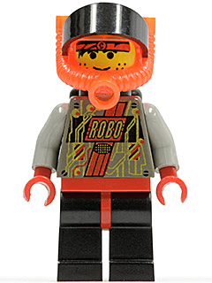LEGO RoboForce Red with Plain Legs (sp058) Space Minifigure