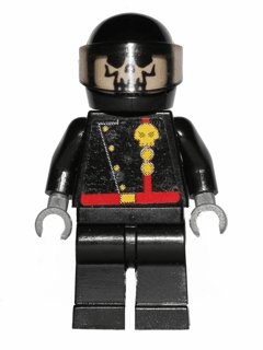 LEGO Space Skull Commander (Torso Sticker) (sp085sa) Space Minifigure