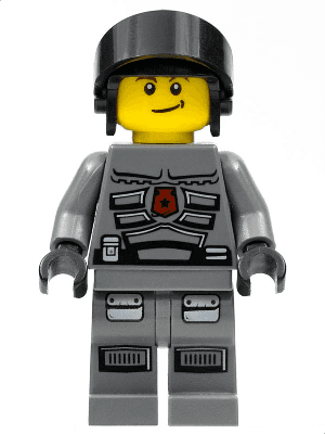 LEGO Space Police 3 Officer 8 (sp106) Space Minifigure
