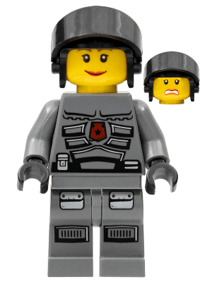 LEGO Space Police 3 Officer 9 (sp107) Space Minifigure