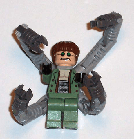 LEGO Dr. Octopus (Otto Octavius) / Doc Ock (spd015) LEGO Minifigure