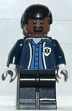 LEGO Ambulance Driver Black Male Hair (spd023) LEGO Minifigure
