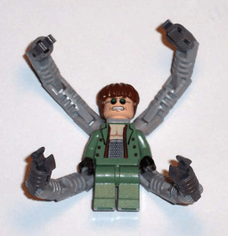 LEGO Dr. Octopus (Otto Octavius) / Doc Ock Clenched Teeth Smile (spd027) minifigure