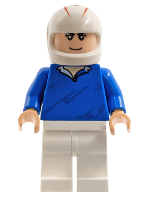 LEGO Speed Racer Blue Pullover (sr001) LEGO Minifigure