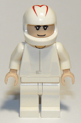 LEGO Speed Racer White Racing Coveralls (sr008) LEGO Minifigure