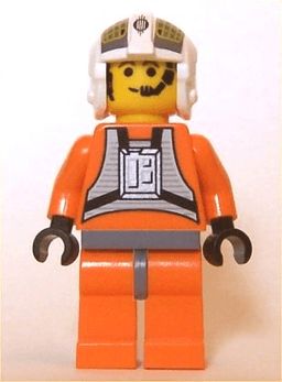 LEGO Rebel Pilot Y-wing (Jon 'Dutch' Vander Gold Leader) (sw0033a) minifigure