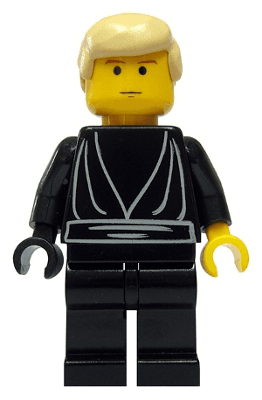 LEGO Luke Skywalker with Black Right Hand (Final Duel II) (sw0068) Star Wars Minifigure