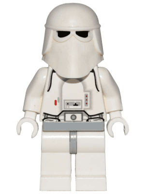 Snowtrooper, Light Bluish Gray Hips, White Hands (Hoth Stormtrooper)