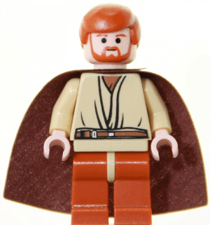 LEGO Obi-Wan Kenobi (Dark Orange Legs) (sw0135) Star Wars Minifigure
