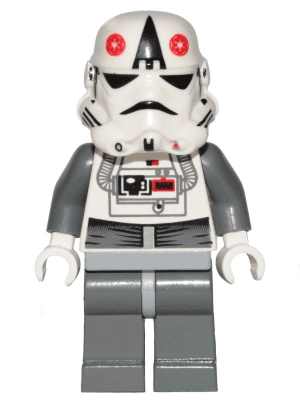 AT-AT Driver - Red Imperial Logo, Bluish Grays, Black Head, Stormtrooper Helmet