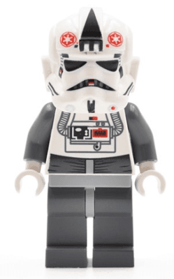 AT-AT Driver - Red Imperial Logo, Bluish Grays, Black Head, Stormtrooper Type 2 Helmet