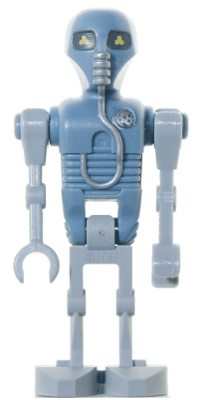 2-1B Medical Droid - Dotted Badge Pattern (Sand Blue), Light Bluish Gray Legs