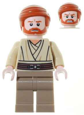 LEGO Obi-Wan Kenobi (Dark Tan Legs) (sw0362) Star Wars Minifigure