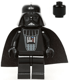 LEGO Darth Vader (Black Head) (sw0386) minifigure