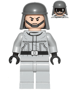 Imperial AT-ST Pilot / Driver (Plain Helmet, Dual Sided Head)