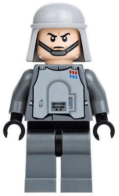 Imperial Officer with Battle Armor (Captain / Commandant / Commander) - Chin Strap