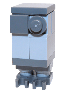 LEGO Gonk Droid (GNK Power Droid) Light Bluish Gray Body and Dark Bluish Gray Legs (sw0430) minifigure