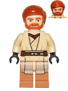 LEGO Obi-Wan Kenobi (Medium Nougat Legs) (sw0449) Star Wars Minifigure