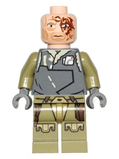 LEGO Obi-Wan Kenobi (Rako Hardeen Bounty Hunter Disguise) (sw0498) Star Wars Minifigure