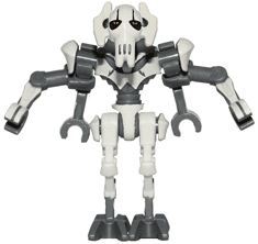 General Grievous - Bent Legs, White Armor