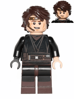LEGO Anakin Skywalker (Dark Brown Legs Headset) (sw0526) Star Wars Minifigure