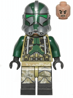 LEGO Clone Trooper Commander Gree 41st Elite Corps (Phase 2) (sw0528) Star Wars Minifigure