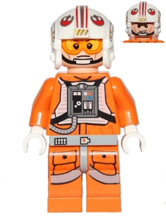 LEGO Luke Skywalker (Pilot Cheek Lines) (sw0569) Star Wars Minifigure