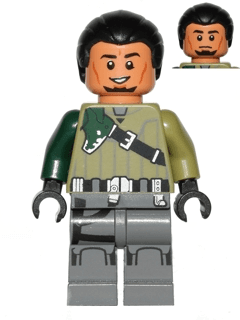 Kanan Jarrus - Black Hair and Eyebrows