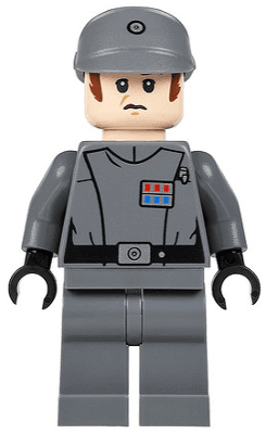 LEGO Imperial Officer (Captain / Commandant / Commander) (sw0582) Star Wars Minifigure