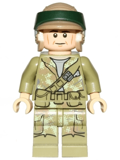 LEGO Endor Rebel Trooper 1 (Olive Green) (sw0645) Star Wars Minifigure